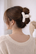 Fuzzy Hair Clips – 3 Pack Neutrals